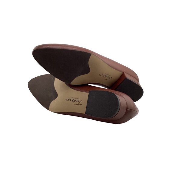 Trotters Womens  Jewel Low‎ Heel Pumps Size 7 N 7N Brown Toffee Leather - Picture 8 of 8